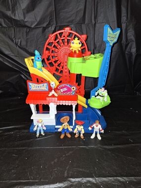 Imaginext Toy Story Carnival Adventure Playset with Ferris Wheel & Figures